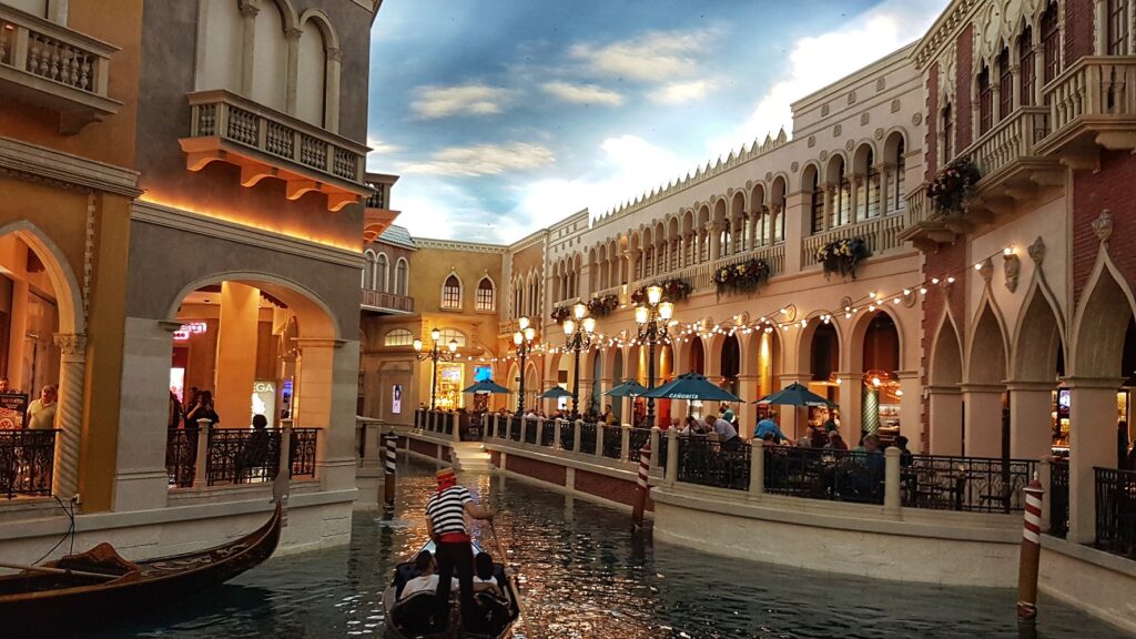 The Venetian aan de strip in Las Vegas; tips om te doen