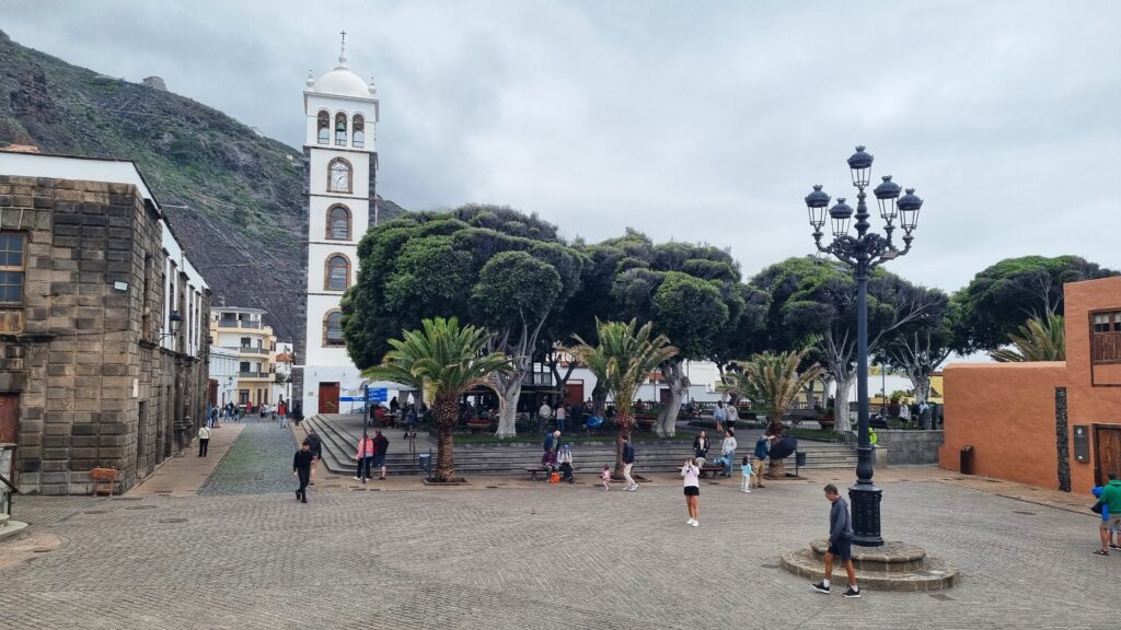 Plaza de la Libertad, Garachico, noordkust Tenerife winterzon