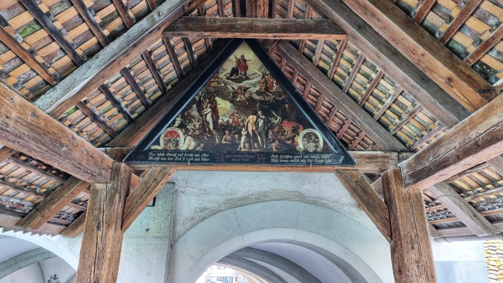 Kapelbrug, Spreuerbrücke, middeleeuwse brug Luzern; tips wat te doen in Luzern, Zwitserland