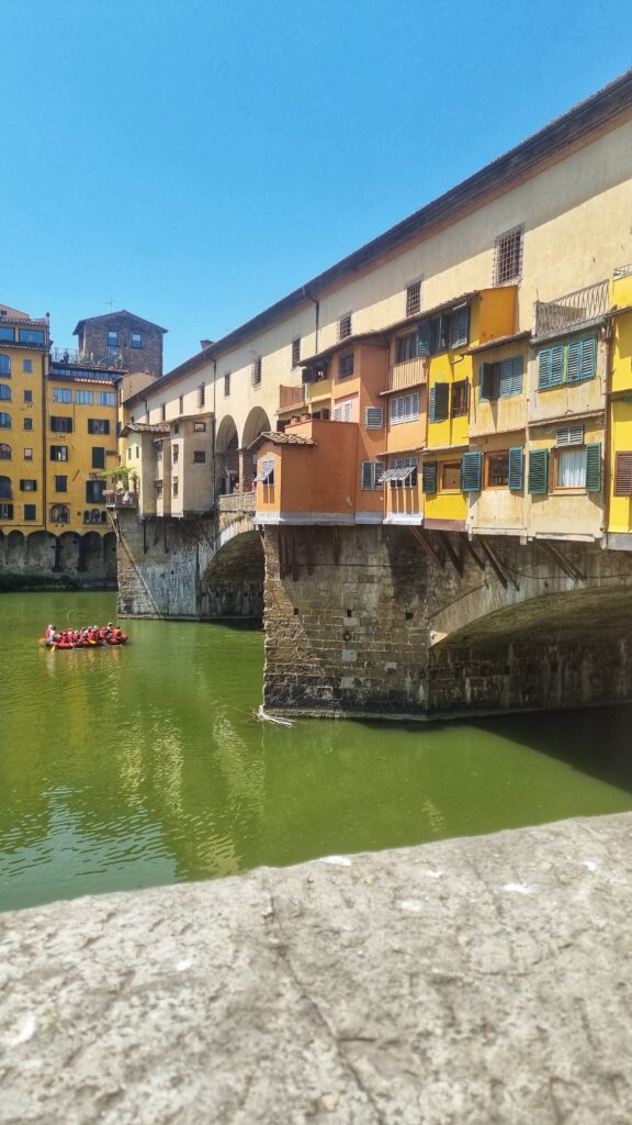 Ponte Vecchio Florence, met de auto naar Toscane