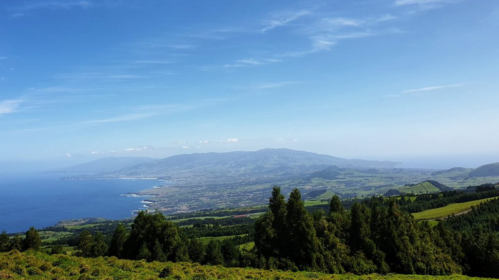 Coal peak viewpoint - wandelen Sete Cidades Sao Miguel Azoren