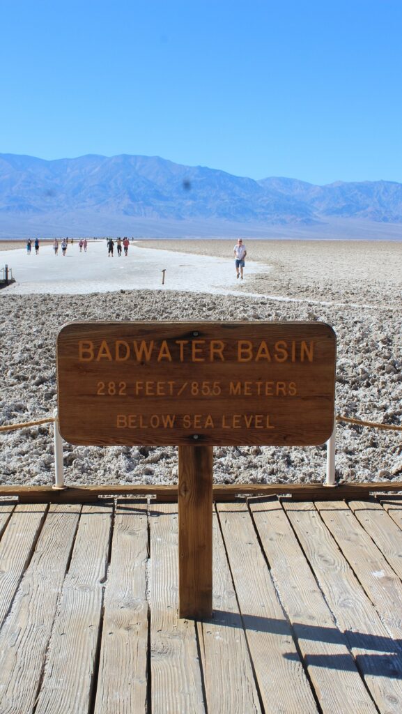 Badwater Death Valley Roadtrip zuid west amerika 2 weken rondreis