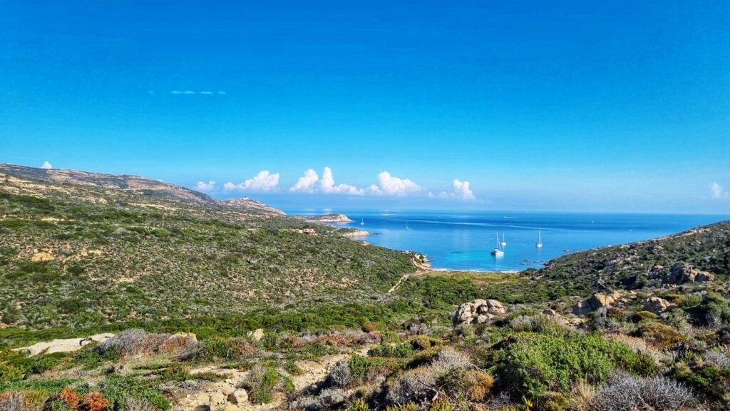 Hiken bij Pointe la Revellata, wandeling in de buurt van Calvi, westkust Corsica: prachtige uitzichten en mooie wandelroutes