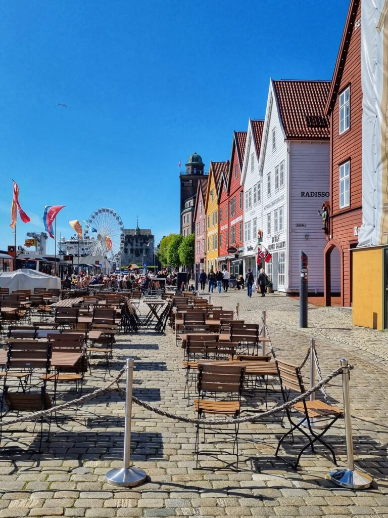 Bergen, Noorwegen, Bryggen: overnachten in Bergen tips