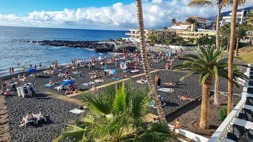 Playa de la Arena, Los Gigantes, Tenerife winterzon
